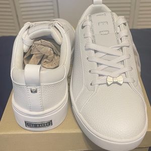 Brand New Ted Baker White Sneakers. Never Worn